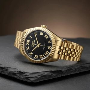 Reloj Invicta Specialty Windsor Men's Watch - 43mm, Gold Dorado Negro