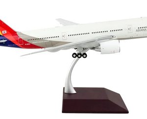 Avión Gemini, Escala 200 Boeing 777-200er Asiana Airlines Blanco Gris Amarillo Azul