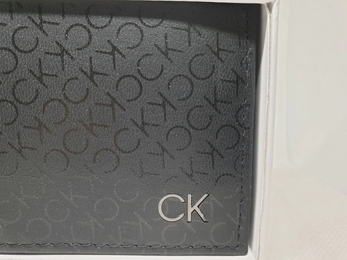 Billetera Calvin Klein Original, Hombre 31ka220063 Negro Logo Marca - Imagen 3