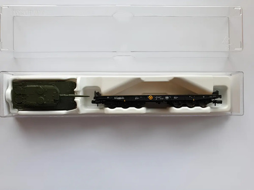 Vagón De Carga Fleischmann, Esc N 845503 Transp. Militar - Imagen 2