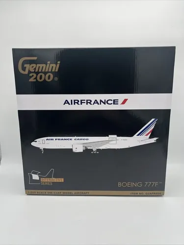 Aviòn Gemini 200, Boeing 777f Air France, Interactivo Blanco/azul - Imagen 5