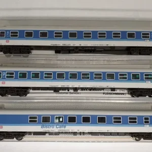 Vagones  Pasajeros Fleischmann Set 3 #8176 K, 8178 K, 8179k