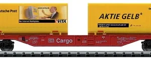 Vagòn De Carga Trix, Escala N 15255 Transp. Containers