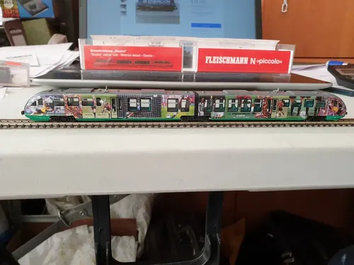 Tren Automotor Fleischmann Escala N 857420 Con Nem - Imagen 2