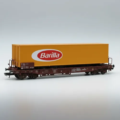 Vagón Carga Roco, Esc H0 46572, Transp Acopl 40 Pies Barilla - Imagen 5
