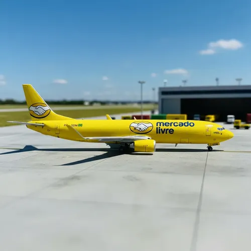 Avión Jc Wings,esc 400, Boeing 737-400sf Mercado Livre Amarillo - Imagen 2
