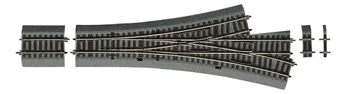Desvío Triple Roco, Esc H0, Con Balasto 42543