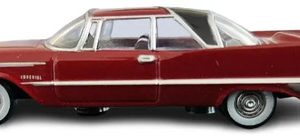 Auto Miniatura Oxford, Chrysler Crown Imperial 1959 Radiant Red Y Nregro