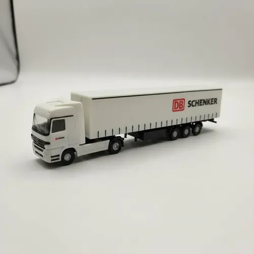 Camión Miniat. Herpa Esc N Mb Actros Lh Sz Maquetas 1/160 Blanco - Imagen 4