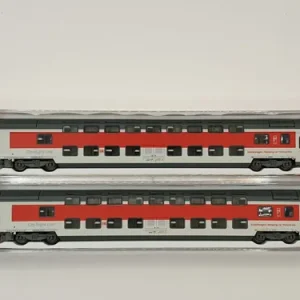 Vagones Pasaj Hobbytrain, Esc N H22055-1 H22055-2 De 2 Pisos