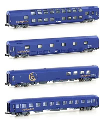 Set 4 Vagones Tren Nocturno, Esc. N Lsmodels Excl. N97 003