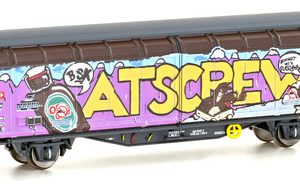 Vagón De Carga Hobbytrain Con Graffiti H24668