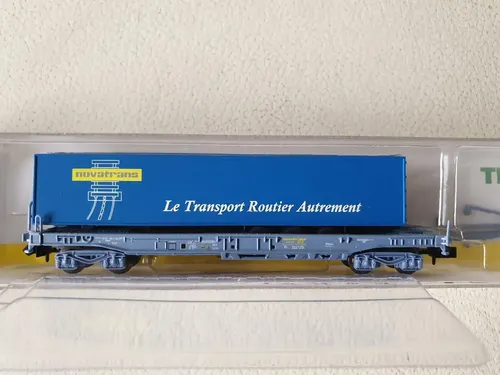Vagón De Carga Trix, Esc N 15645-19 Transp. Container 40` - Imagen 3