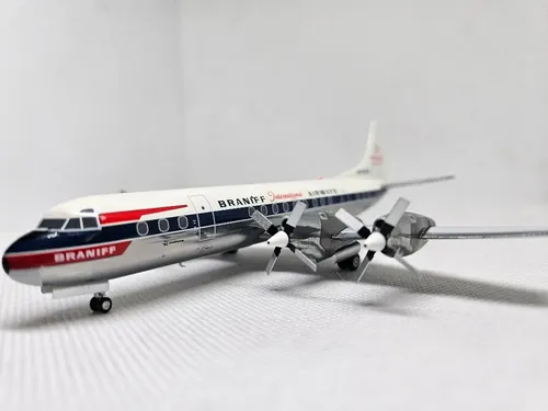 Aviòn Gemini 200 Lockheed L-188 Braniff - Imagen 5
