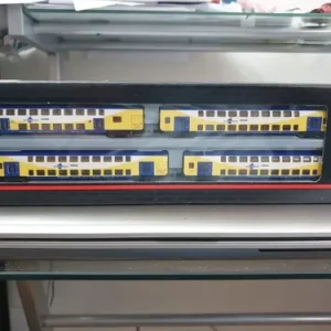 Set De 4 Vagones Marklin Escala Z, Metronom De 2 Pisos 87299