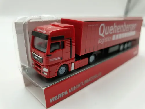 Camión Miniat, Esca N Herpa, Man Tgx Xxl Sz Maquetas 1/160 Rojo - Imagen 3