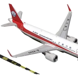 Avión Gemini Jets, Esc. 400 Airbus A320neo Sichuan Airlines Blanco Rojo