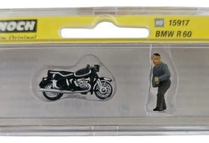 Figuras Noch, Escala H0 15917 Moto Bmw R 60 Y Motociclista