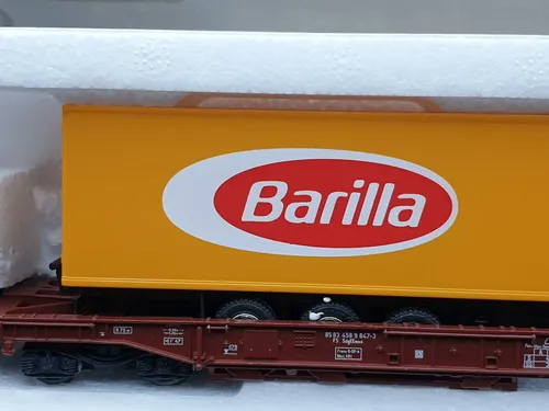 Vagón Carga Roco, Esc H0 46572, Transp Acopl 40 Pies Barilla - Imagen 3
