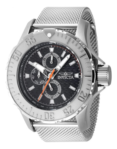 Reloj Invicta Vintage 48010 49,5mm Plateado Negro - Imagen 2