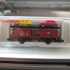 Vagòn De Carga Fleischmann Escala N 8225 Con 4 Autos