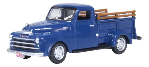 Vehículo Miniatura Oxford, Esc H0 Dodgr B-1 B Pickup Azul