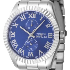 Reloj Invicta Specialty Belmont Men`s Watch 43mm 47423 Acero Plateado Azul Acero