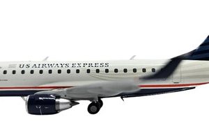 Aviòn Gemini 200, Embraer Erj-170 Us Airways Express Blanco Azul Gris