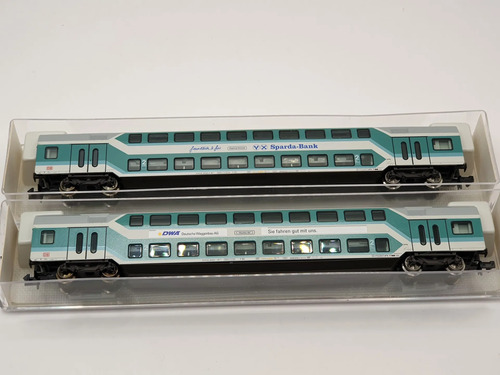 Vagones Pasaj. Fleischmann, Esc N 2 Pisos 96/95 8122 K Set 2 - Imagen 6