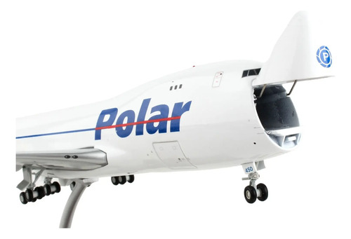 Aviòn Gemini 200, Boeing 747-400f Polar Interactivo Blanco/azul - Imagen 3