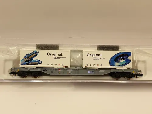 Vagón De Carga Fleischmann, Esc N 825205, Transp Containers