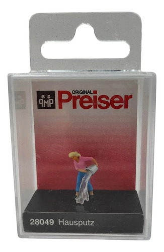 Figura Preiser Escala H0, 28049 Mujer Baldeando El Piso