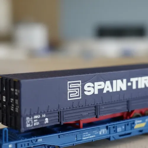 Vagón Carga Roco N 25468, Esc N, Transp. Acoplado Spain-tir - Imagen 4