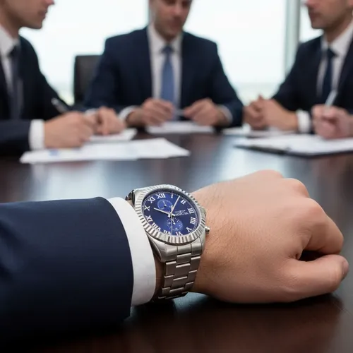Reloj Invicta Specialty Belmont Men`s Watch 43mm 47423 Acero Plateado Azul Acero - Imagen 3