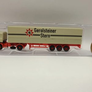 Camión Miniatura Minis, Esc N Man F90 Rojo Beige