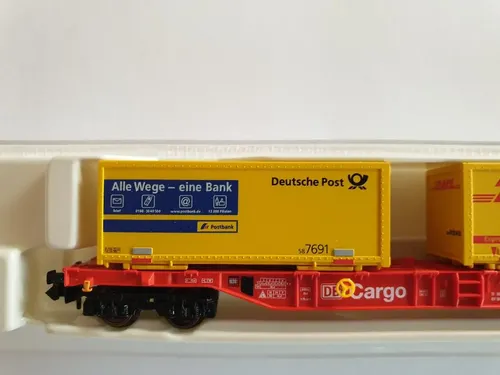 Vagón De Carga Fleischmann, Esc N 868250 K, Trans Containers - Imagen 3