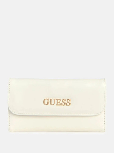 Billetera Guess Original Demelza Cream Crema Liso