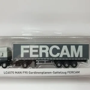Camión Minis, Esc N Lc4070 Man F90,  Para Maquetas Escala N Gris/blanco