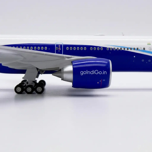 Avión Jc Wings, Esc 400, Boeing 777-300er Indigo Blancp Azul Celeste - Imagen 6