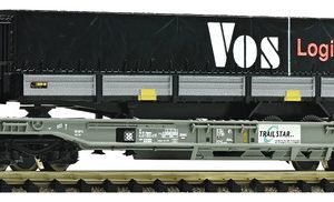 Vagón De Carga Fleischmann Esc. N 845362, Transp. Acoplado