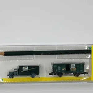 Vagón Carga Trix, Esc N 1504 Camión Y Lapiz Conmem. Faber
