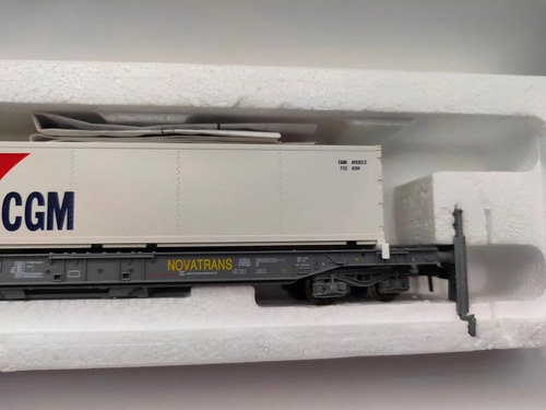 Vagòn De Carga Roco, Escala H0 60377 Transp. Container Cgm - Imagen 3