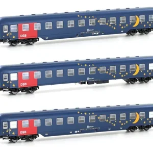 Set 3 Vag. Pasajeros, Esc N, Hobbytrain H22209 Iluminación