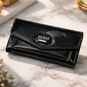 Billetera Guess Original, Black Souza Negro Liso