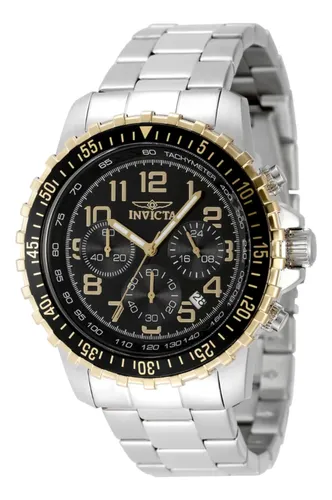 Reloj Invicta 49478 Specialty Vector Field 45mm Plateado/dorado Negro Dorado Negro - Imagen 2