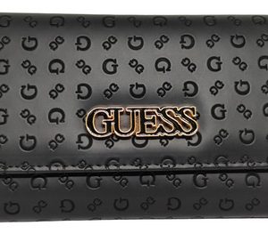 Billetera Guess Original Kenova Black Negro Logo Marca