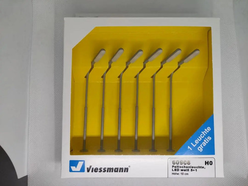 Set De 6 Postes De Luz Led Viessmann Escala H0 60906 - Imagen 2
