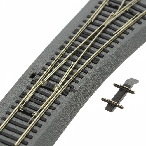 Desvío Roco 42535 Con Balasto, Esc H0 A La Derecha - Imagen 4