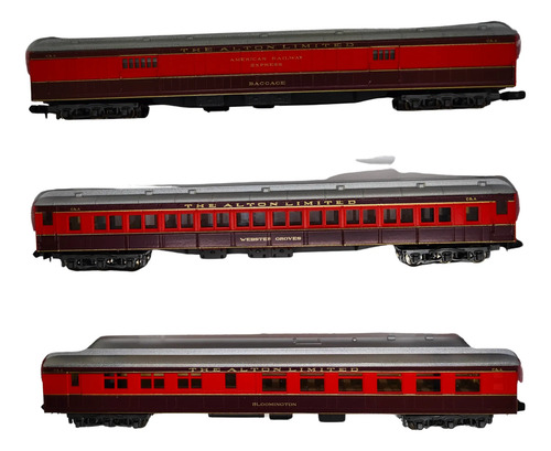 Set De 3 Vagones Escala N Arnold Rivarossi 0534