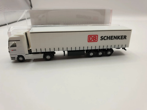 Camión Miniat. Herpa Esc N Mb Actros Lh Sz Maquetas 1/160 Blanco - Imagen 2